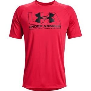 Under Armour Wordmark Velocity Mens Performance T Shirt